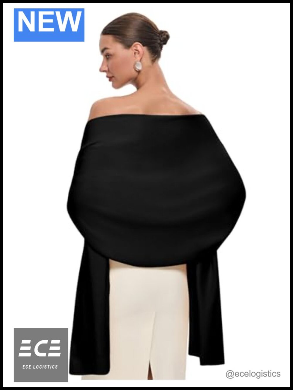 Women's Pashmina Shawl Wrap Large Bridal Evening Winter Scarf